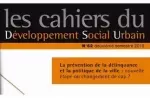 Cahiers du Développement Social Urbain