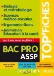 Biologie et microbiologie, Sciences médico-sociales, Ergonomie-Soins, Animation Education à la santé BAC Pro ASSP