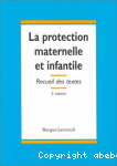 La protection maternelle et infantile