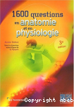 1 600 questions en anatomie et physiologie