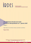 Les distances d'accès aux soins en France métropolitaine au 1er janvier 2007