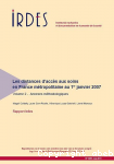 Les distances d'accès aux soins en France métropolitaine au 1er janvier 2007