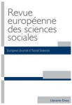 Revue européenne des sciences sociales