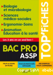 Biologie et microbiologie, Sciences médico-sociales, Ergonomie-Soins, Animation Education à la santé BAC Pro ASSP