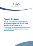 Rapport de mission - État de l’art (national et international) en matière de pratiques de simulation dans le domaine de la santé
