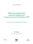 Mémoires professionnels, mémoires d'application et autres travaux de fin d'études (TFE)